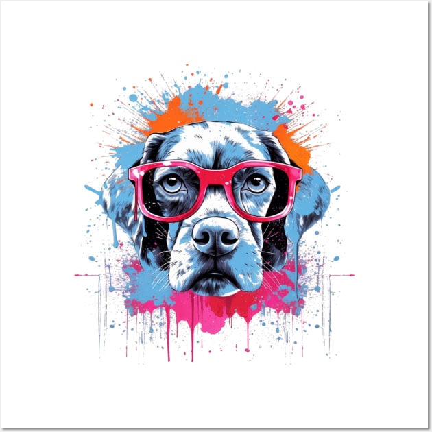 Smart Cool Dog Wall Art by Tee Shreads